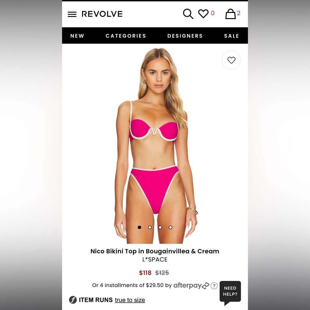 L*Space Top+ Bottom for $120